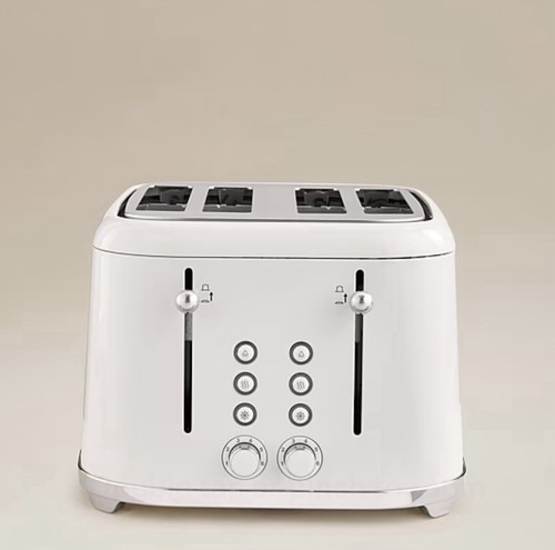 Cream retro slice toaster - cream, 4-slice