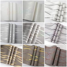 3D Wave Stripes Embossed