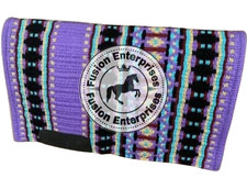 Western Horse Saddle pad Show Blanket 100%NEW ZEALAND WOOL - custom your design