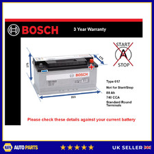 Car battery s3012 bosch 017 - car,