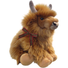 FAITHFUL FRIENDS HARRY HIGHLAND COW FHC04 12" SCOTTISH CUDDLY SOFT PLUSH TOY