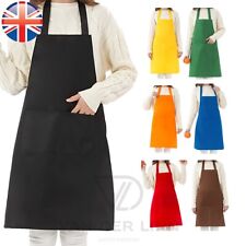 VDL Adult Apron With Pocket Professional Unisex Kitchen Bib Baking Catering Art