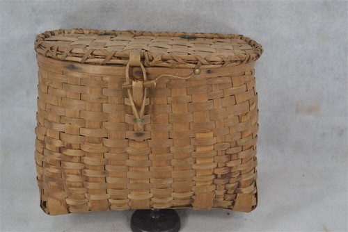 Antique basket fishing - fishing, creel