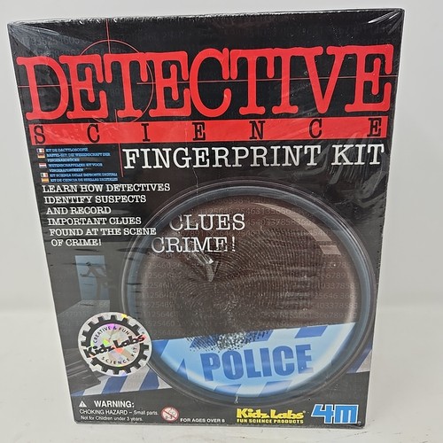 Detective science fingerprint - detective,