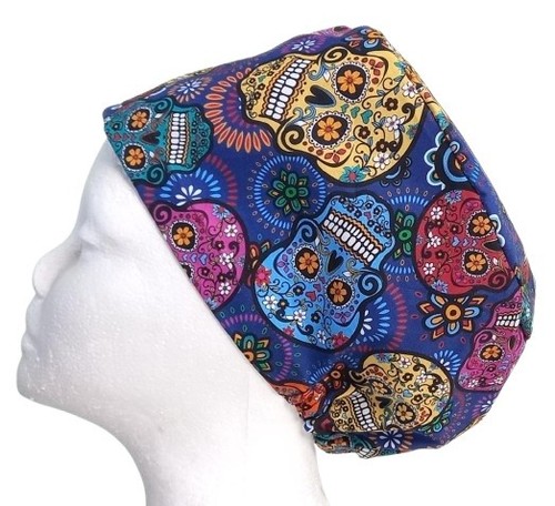 Sugar skulls scrub cap doctor - sugar,