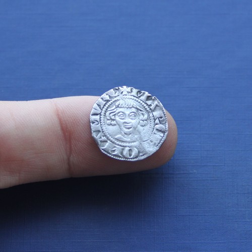 Hammered silver coin - hammered,