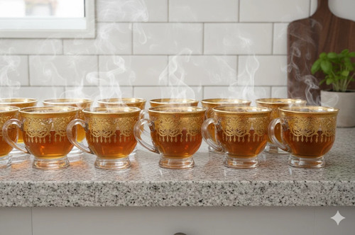 6pc set turkish - turkish, tea