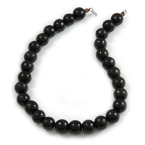 Chunky round wooden - wooden, bead