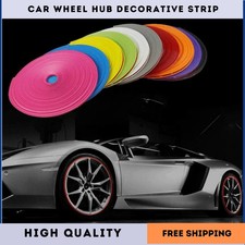 8M Red Trim Strip Car Rim