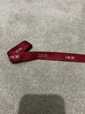 Dior Red And Gold Ribbon 1.5m