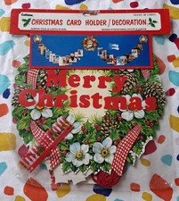 Vtg Caltime Hanging Christmas