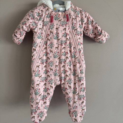 Babyboden pink fawn print - pink,