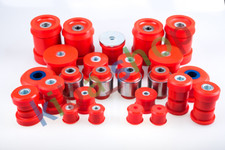RIGHT OR LEFT POLYURETHANE BUSHINGS BASIC SET 25PCS CENTRIC SLEEVES INCLUDED