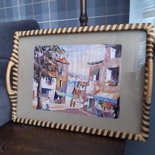Vintage Inlaid Serving Tray