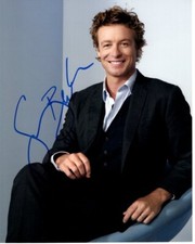 SIMON BAKER signed autographed 8x10 THE MENTALIST PATRICK JANE photo