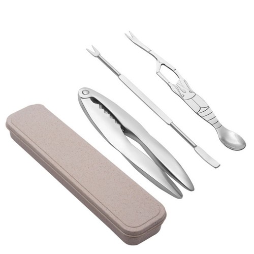 Stainless steel seafood tool - steel,