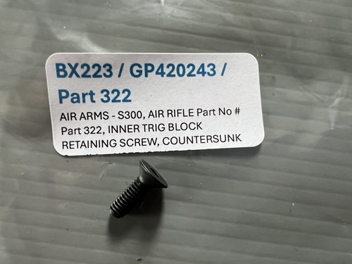 Spare part for air arms - spare,