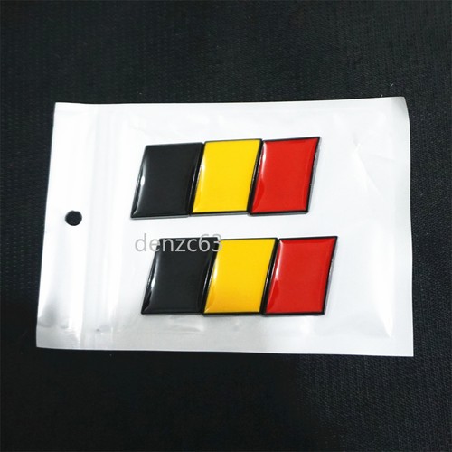 Matte black belgium flag - black,