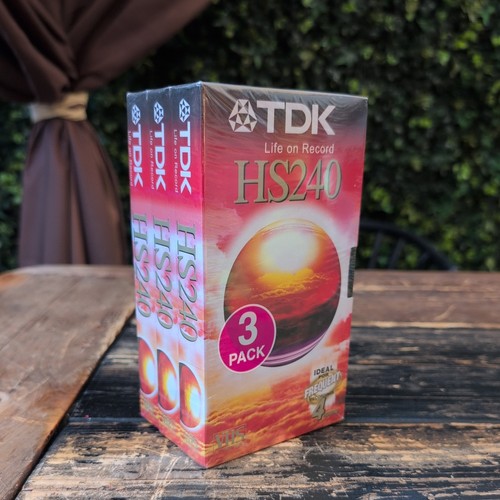 Tdk vhs hs240 pack - hs240, 3