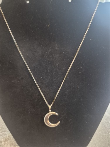 Silver colour metal moon - colour,
