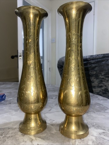 Middle eastern etched brass - middle,