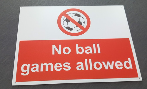 Ball games allowed - ball,