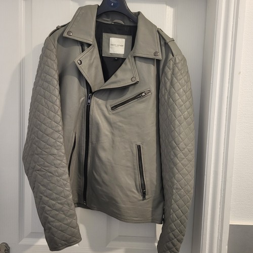 Armani leather jacket - armani,