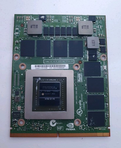 Nvidia quadro k3100m - nvidia, 4gb