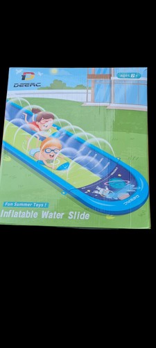 Inflatable water slide with - inflatable,