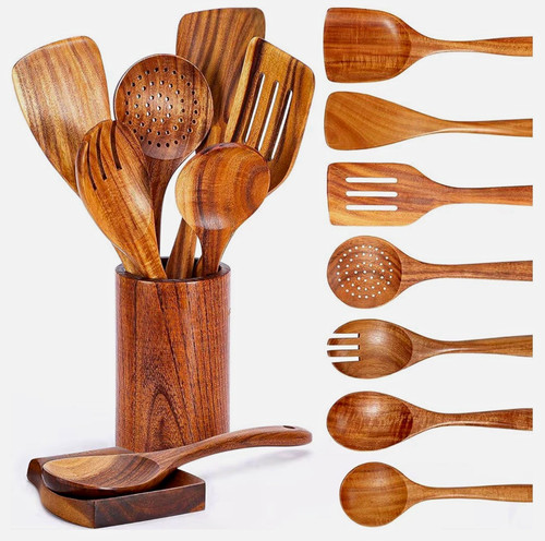 9pc teak wood - 9pc,