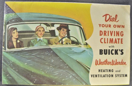 1951 buick heater brochure - buick,
