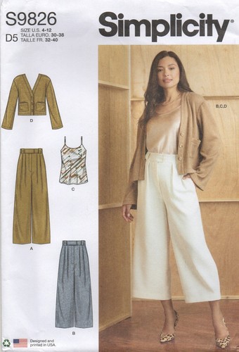 Simplicity sewing pattern 9826 - pattern,