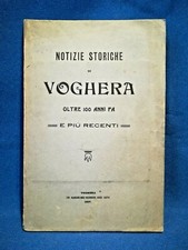Juliet, Voghera Historical News over 100 years ago and more recent. 1907
