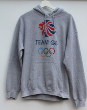 TEAM GB Hoodie Grey Pullover London 2012 Olympics Mens Medium M