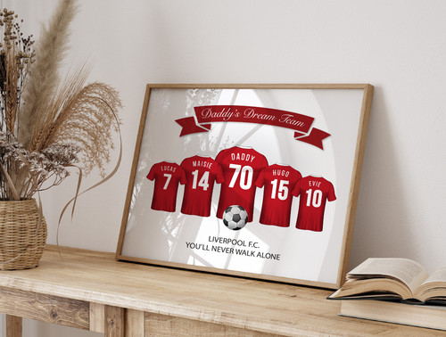Personalised family football - family,