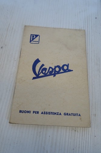 Vespa manual service - , vouchers