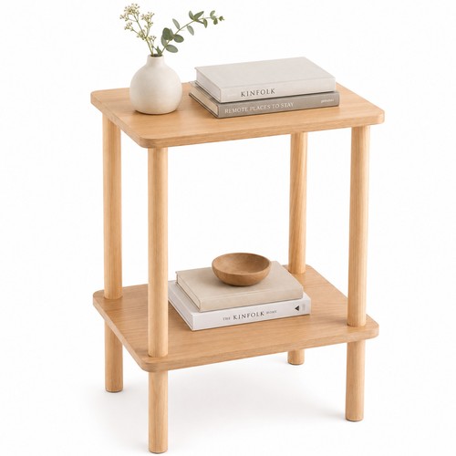 Narrow side table tier - side,