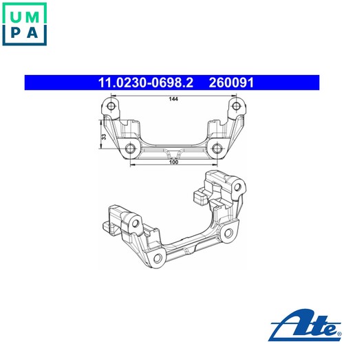 Bracket brake caliper - bracket,