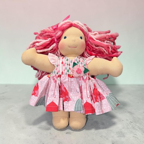 Waldorf style pink - , hair