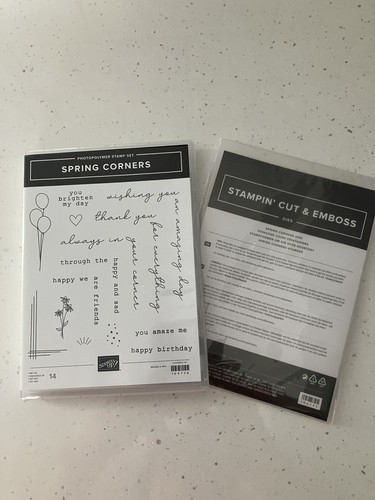 Stampin spring corners - stampin',