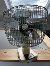 Xpelair-Taurus Vintage Oscillating Desk Fan 60s 70s Adjustable Tilt Working Prop