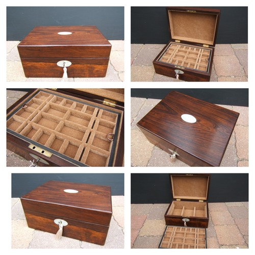 19c antique inlaid jewellery - 19c,