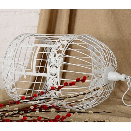 Metal vintage bird - bird, cage