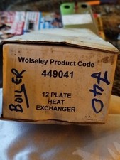 Wolseley 12 plate heat exchanger, 449041
