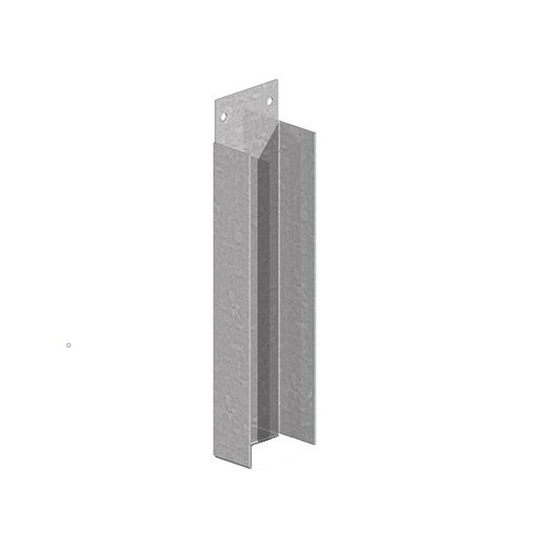 Metal galvanised gravel-board