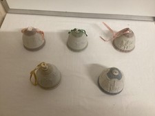 Lladro Christmas Bells Set Of 5 Unboxed  (PNH)