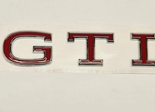 GTI STYLE REAR TAILGATE BADGE