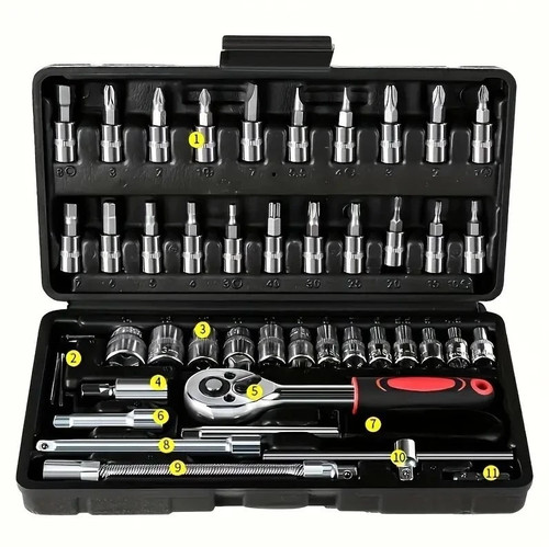 46pcs ratchet wrench - 46pcs,