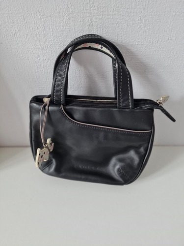 Radley black mini handbag - black,
