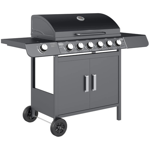 Seven burner gas - gas, grill